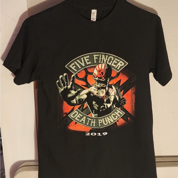 Five Finger Death Punch 2019 North America Concert Tour Shirt Adult Small Unisex - Picture 1 of 3